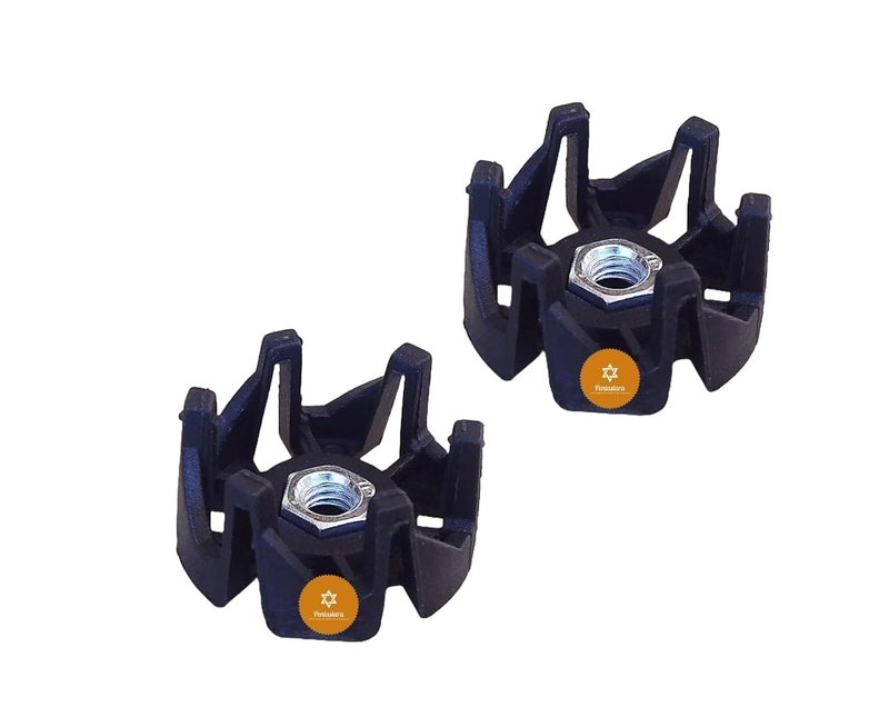 PENTASTARA2 Units Plastic Shaft Blade Foot Seat Replacement Juicer Gear Compatible with Phillips HR2003 HR2004 HR2006 HR2024 HR2027 HR2003HR2024 HR2027 HR2160 HR2168 Mixer Models - Image 1