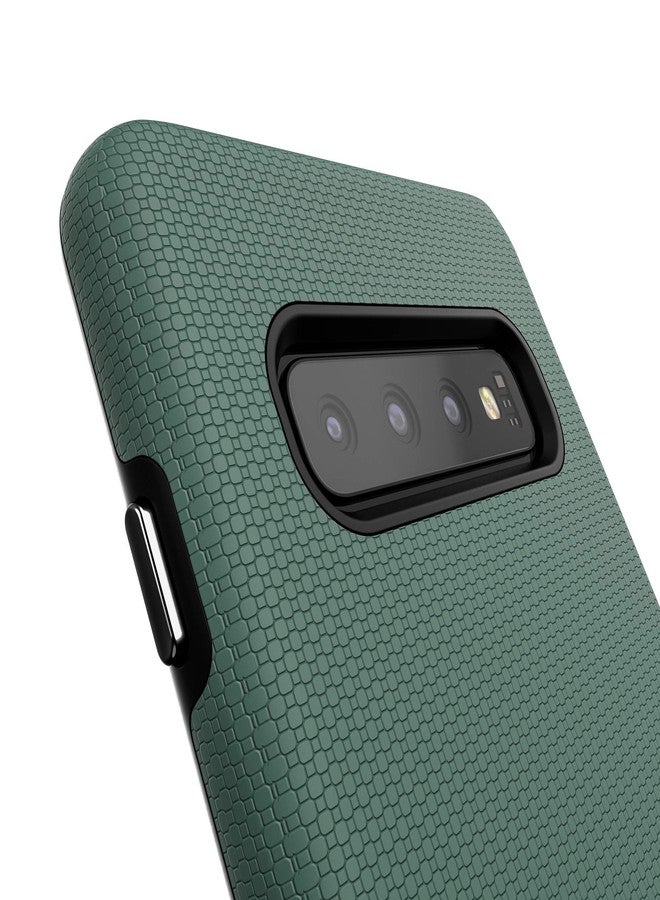 كريف جراب Crave Dual Guard لهاتف سامسونج جالاكسي S10، جراب مزدوج الطبقات مقاوم للصدمات - أخضر غابي - Image 5