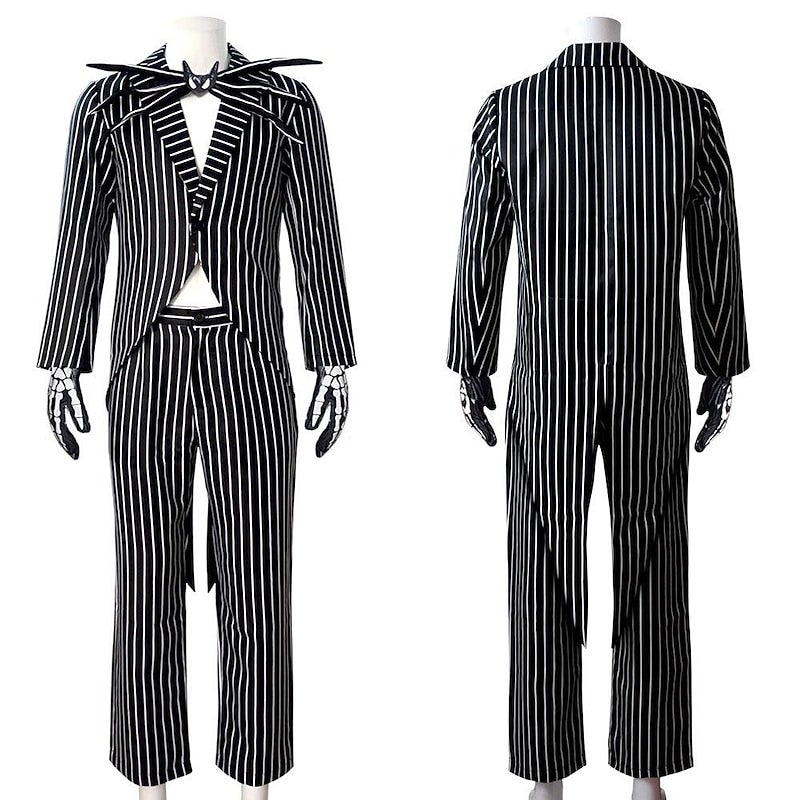 Y&D Fancy Costume Suits & Blazers Halloween Group Couples Costumes Sally Jack Skellington The Nightmare Before Christmas Horror Adults' Men's Women's Halloween Carnival Masquerade Performance Easy - Image 4