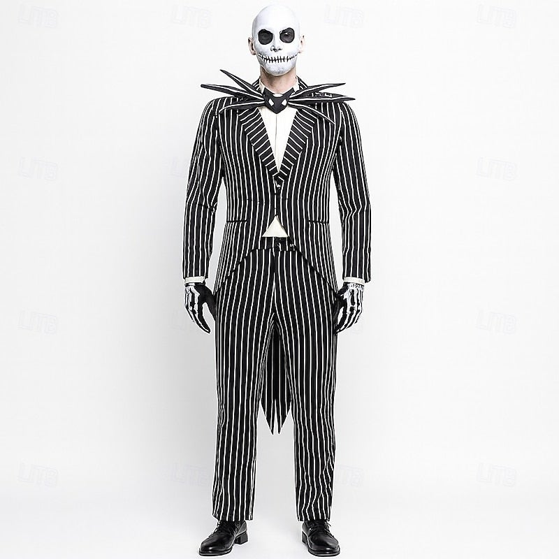 Y&D Fancy Costume Suits & Blazers Halloween Group Couples Costumes Sally Jack Skellington The Nightmare Before Christmas Horror Adults' Men's Women's Halloween Carnival Masquerade Performance Easy - Image 3