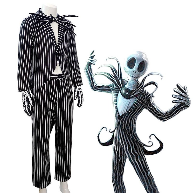 Y&D Fancy Costume Suits & Blazers Halloween Group Couples Costumes Sally Jack Skellington The Nightmare Before Christmas Horror Adults' Men's Women's Halloween Carnival Masquerade Performance Easy - Image 5