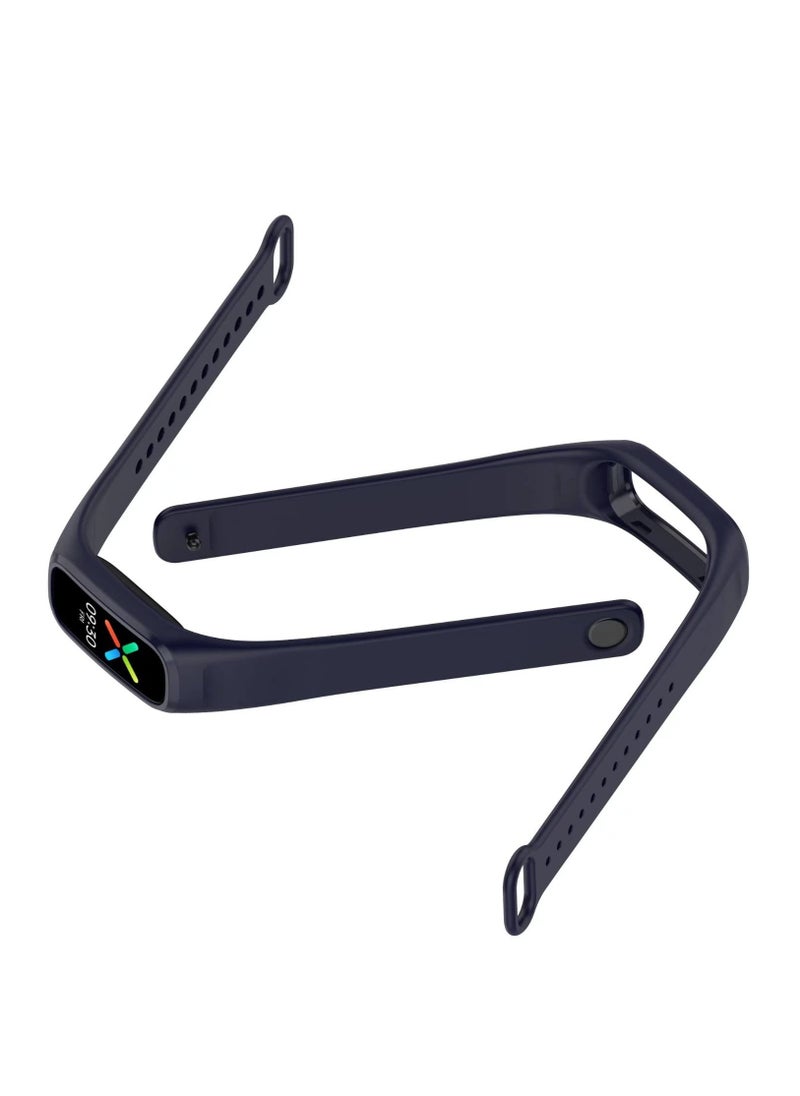 Generic - Oneplus Band Strap and Oppo Band Strap Soft Silicone Adjustable Band Strap - Device Not Included (Navy Blue) - Image 1