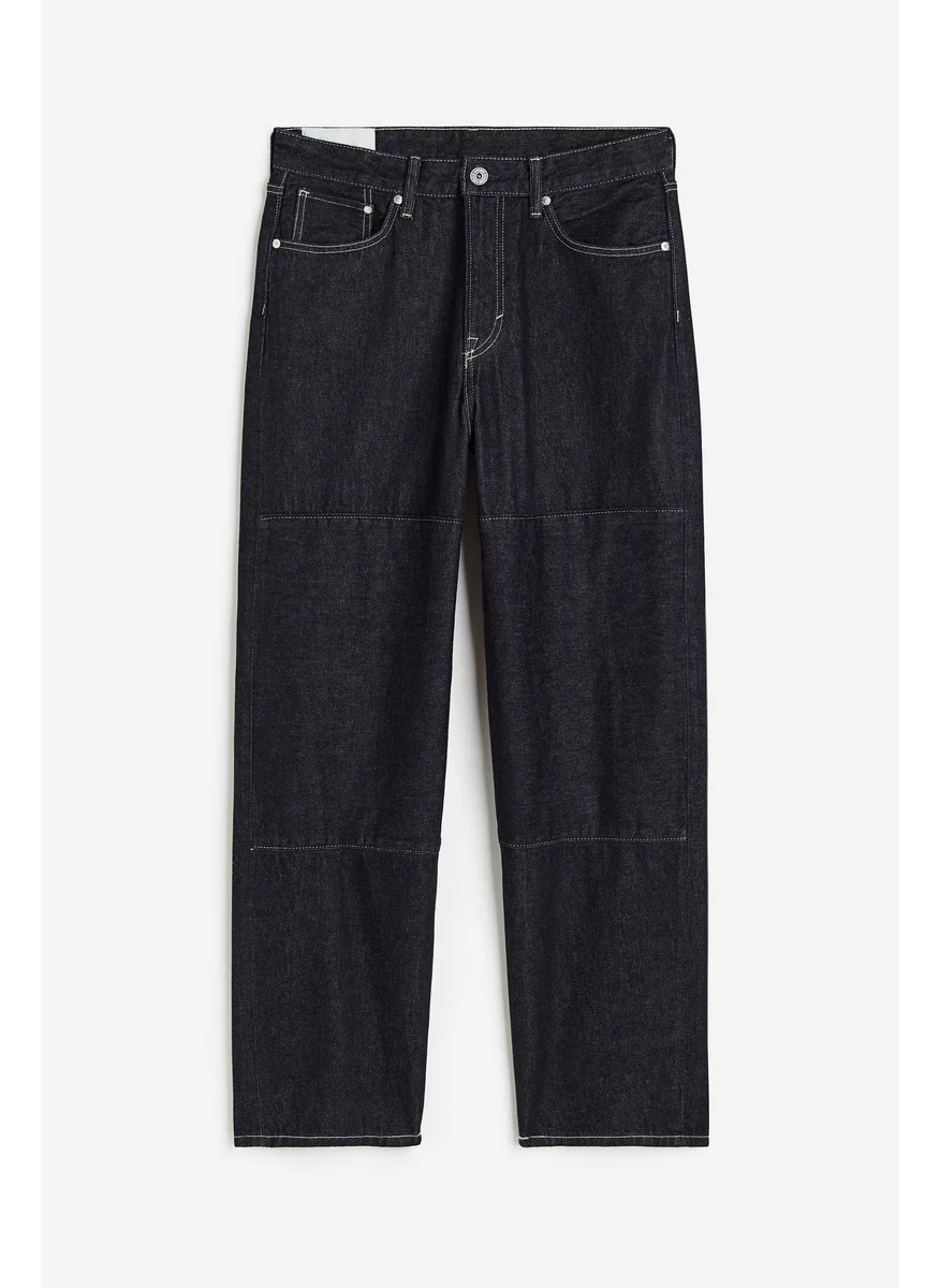 H&M Rinse Wash Relaxed Fit Jeans