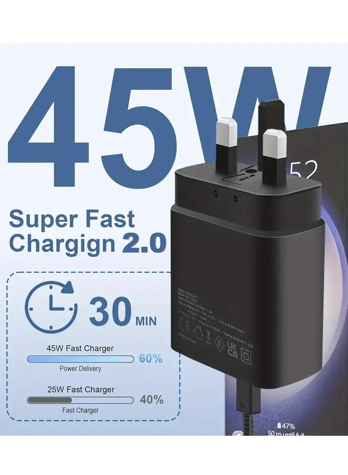 MUNTAQI 45W USB-C Super Fast Charger – PD GaN Power Adapter for Samsung Devices - Image 4
