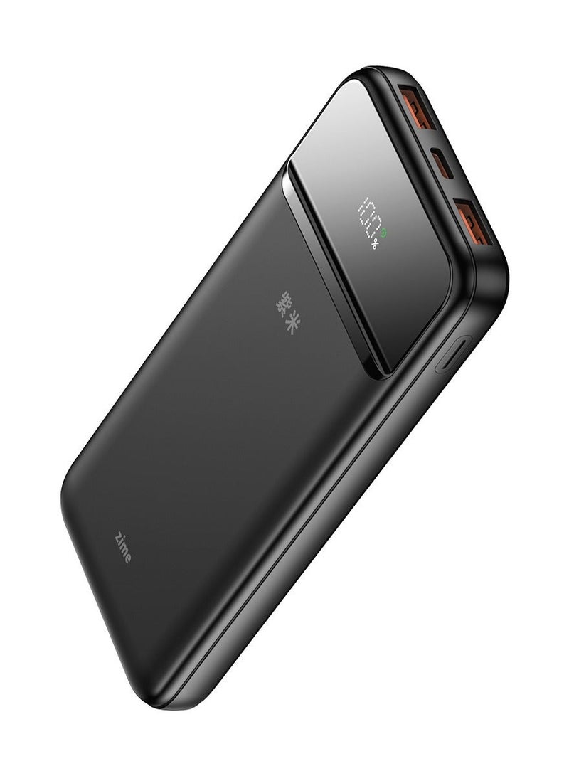 zime باور بانك زيم B225، 10,000 مللي أمبير 22.5 واط كحد أقصى شاحن محمول سريع، 1 USB-C، 2 USB-A، حزمة بطارية لهواتف آيفون 16/15/14/13 وسلسلة جالاكسي والمزيد - Image 1