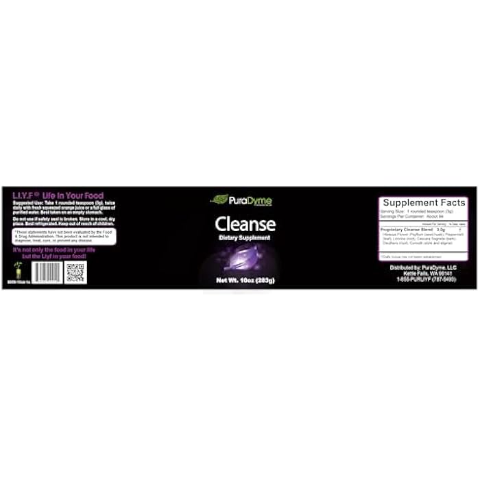 Puradyme Herbal Colon Cleanse and Detox Dietary Supplement - 10 ounce powder. By Lou Corona - Image 2