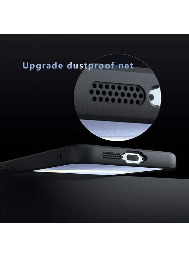 Case for Samsung Galaxy S24 FE 5G, Frosted Translucent Back Protective Slim Phone Cover, Anti-Fingerprints, Anti-Fall Drop Protection, Shockproof Case for Samsung Galaxy S24 FE 5G (Black) - Image 5