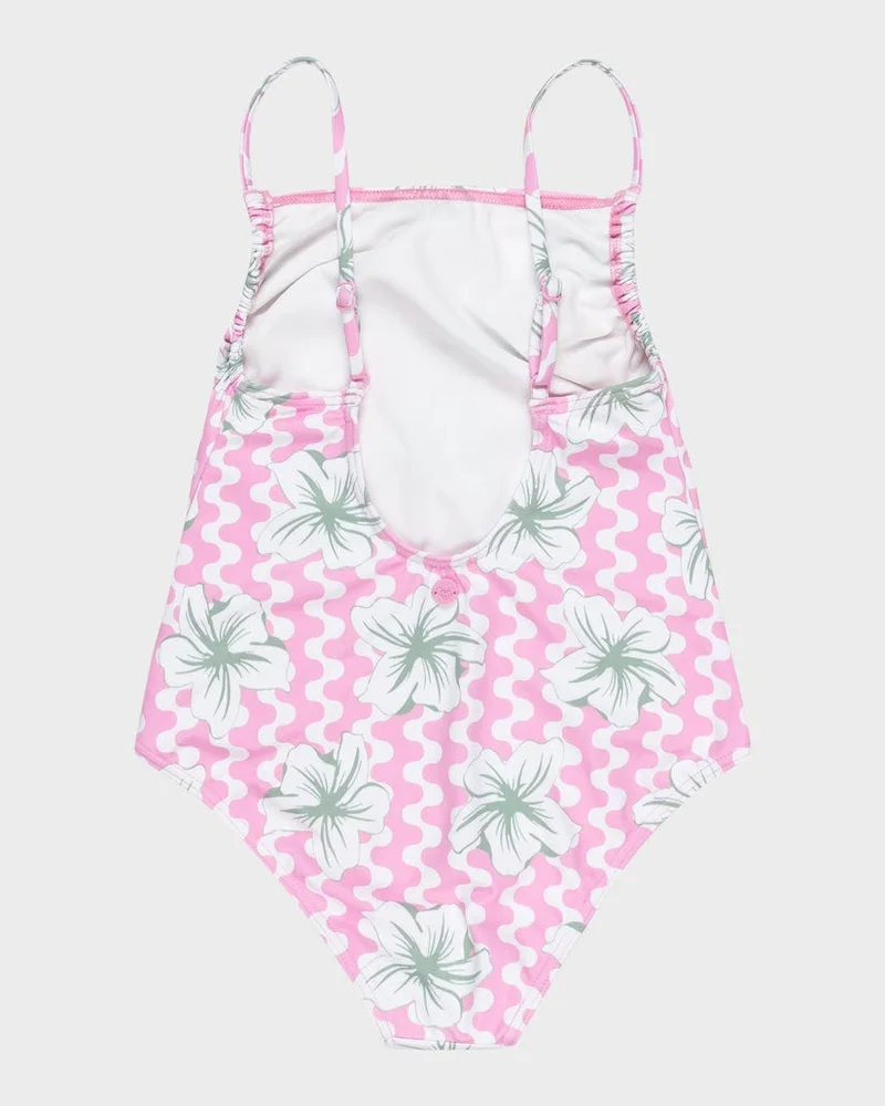 Roxy Party Waves One Piece Swimsuit - Kids