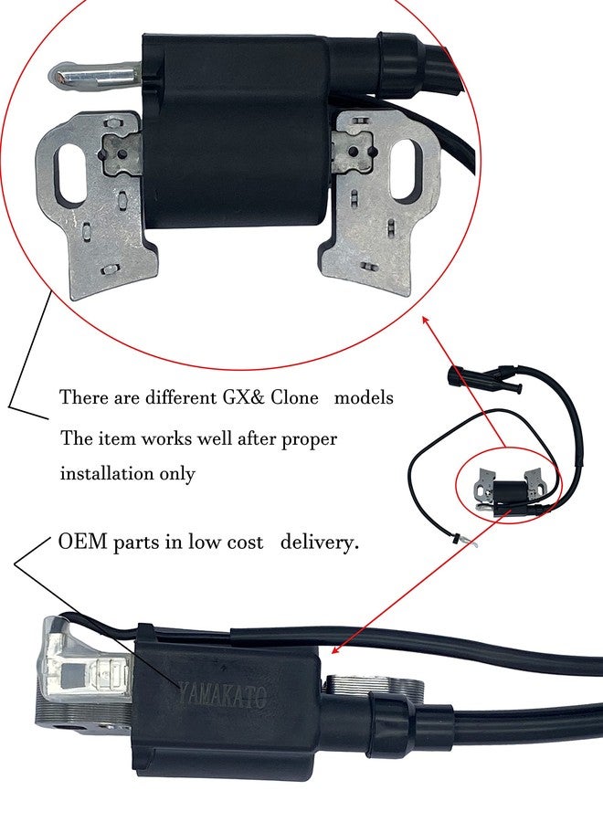 YAMAKATO Ignition Coil for Champion Generac Duromax Firman Wen Westinghouse Coleman Etq Ryobi Predator Powermate 79 80 99 cc engine and generators OEM - Image 4