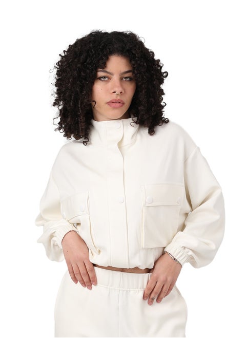Full zip sweatshirt with pockets