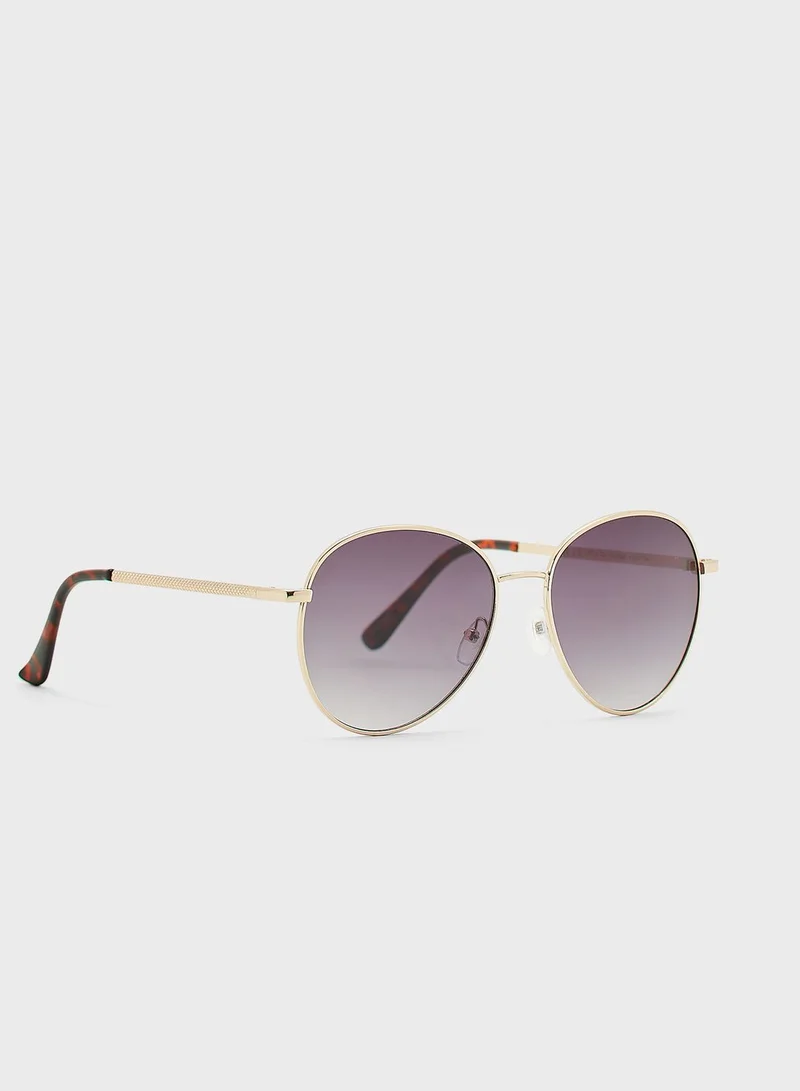 PIECES Classic Aviator Sunglasses