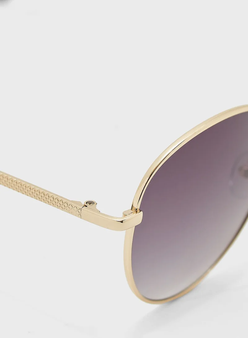 PIECES Classic Aviator Sunglasses