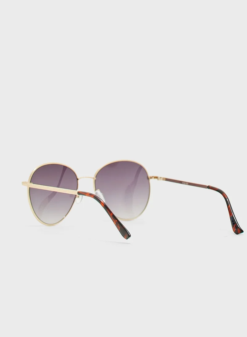 PIECES Classic Aviator Sunglasses