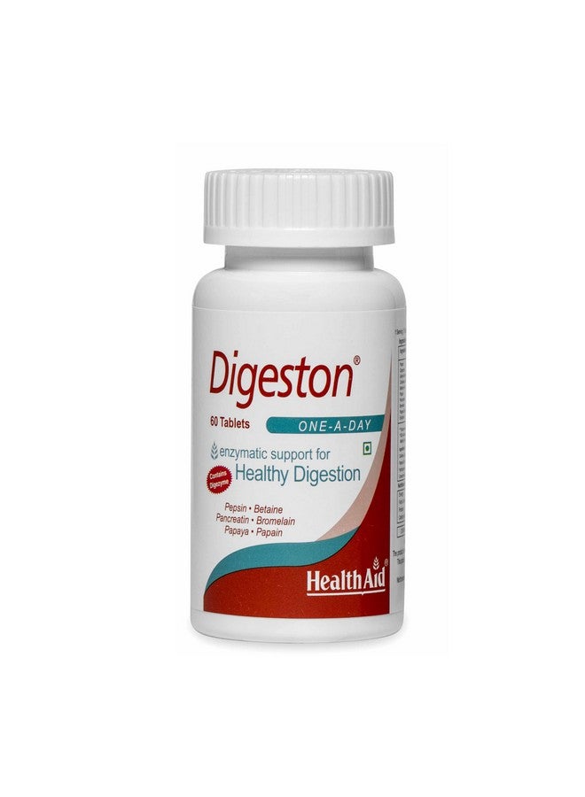 Health Aid HealthAid Digeston Digestive Enzyme tablets For Better Digestive Function, Healthy Gut, & Health Management | 60 veg tablets for Men & Women - Image 2