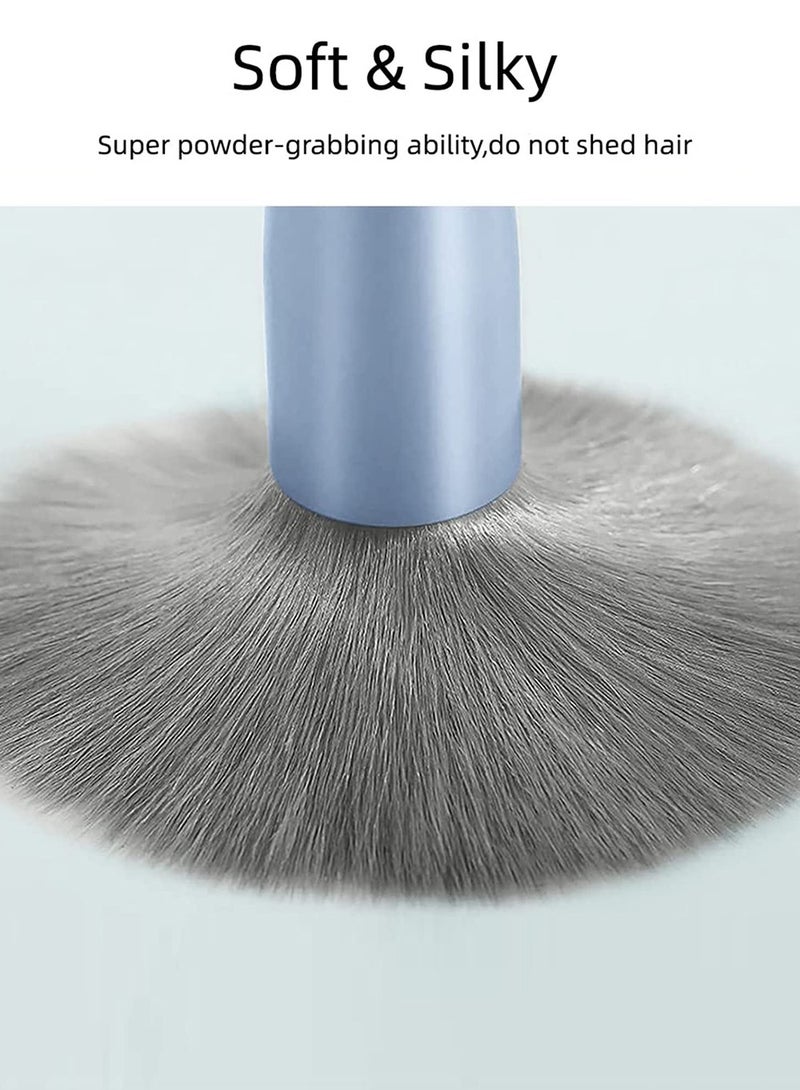 Makeup Brushes Set with Bag, 8pcs Travel Makeup Brush Kit, Travel Portable Soft Makeup Brushes Set Eye Shadow Foundation Powder Eyelash Lip Concealer Blush for Delicate Makeup Techniques - Image 2