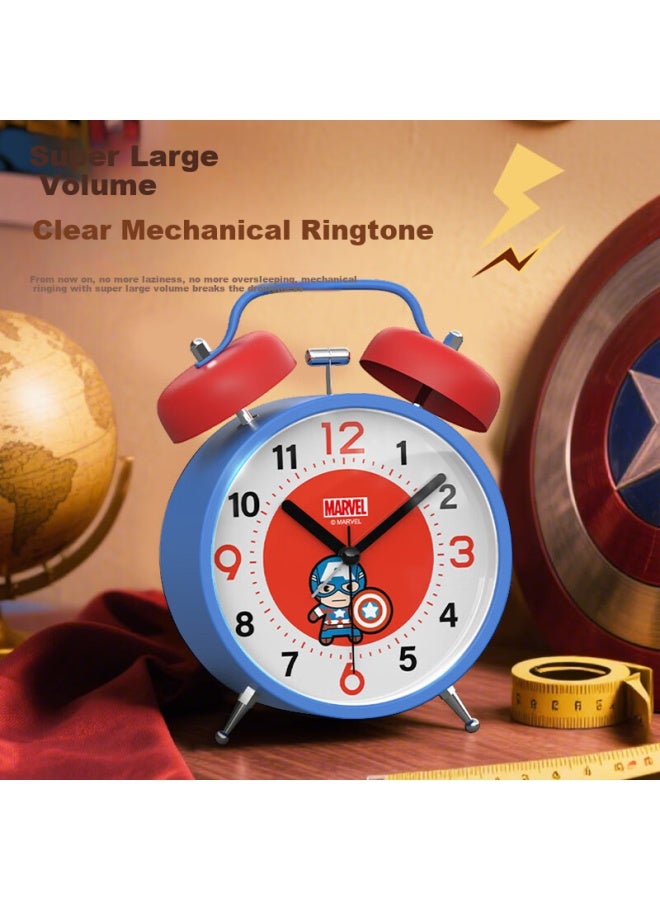 Timess Marvel Collaboration Alarm Clock, 2025 New Model, Powerful Awakening Bell, Loud Volume, Student-specific Wake-up Device, Desktop Bedroom Bedside Small Alarm Clock - Image 2