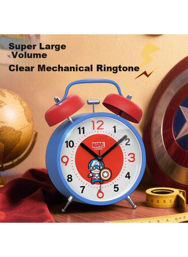 Timess Marvel Collaboration Alarm Clock, 2025 New Model, Powerful Awakening Bell, Loud Volume, Student-specific Wake-up Device, Desktop Bedroom Bedside Small Alarm Clock - Image 3