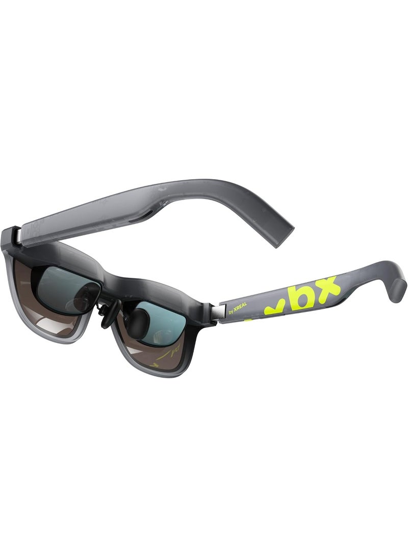 XREAL XBX A01+ AR Smart Glasses | 120Hz Micro OLED Display | HDR10 | 1600 Nits | USB-C DisplayPort | Black - Image 4