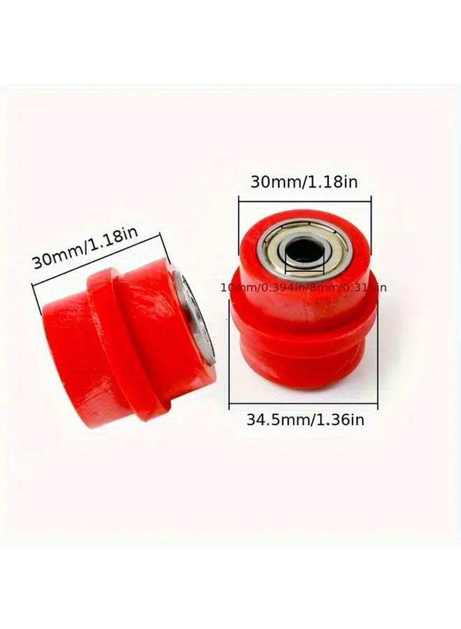 Blue 10mm Motorcycle Chain Guide Tensioner For Off Road Pit Dirt Bike - Image 3