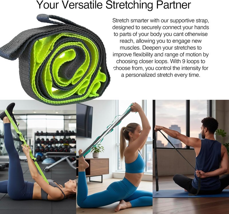 321 STRONG 5 in 1 Foam Roller Set with Hollow Core Deep Tissue Massager, Muscle Roller Stick, Stretching Strap, Spikey Plantar Fasciitis Ball, and Carry Bag, with 4K eBook - Image 4