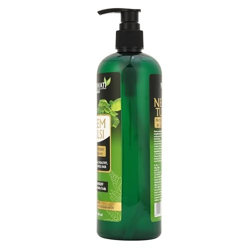 Panchvati Herbals Neem Tulsi Hair Shampoo Helps Maintain A Perfect Balance Between Healthy Growth Of The Hair Control Hair Fall 450 Ml - Image 2
