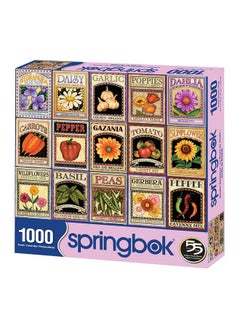 Springbok Springbok Puzzles - Garden Goodness - 1000 Piece Jigsaw Puzzle - Large 30 Inches by 24 Inches Puzzle - Made in USA - Unique Cut Interlocking Pieces  - Image 2
