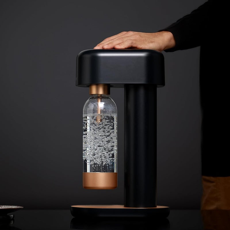 Mysoda Premium Carbonating Bottle 1L Copper - Compatible with and any brands - Quick-Lock Reusable Bottles - Lid and Base Made of Stainless Steel - BPA Free - Image 4