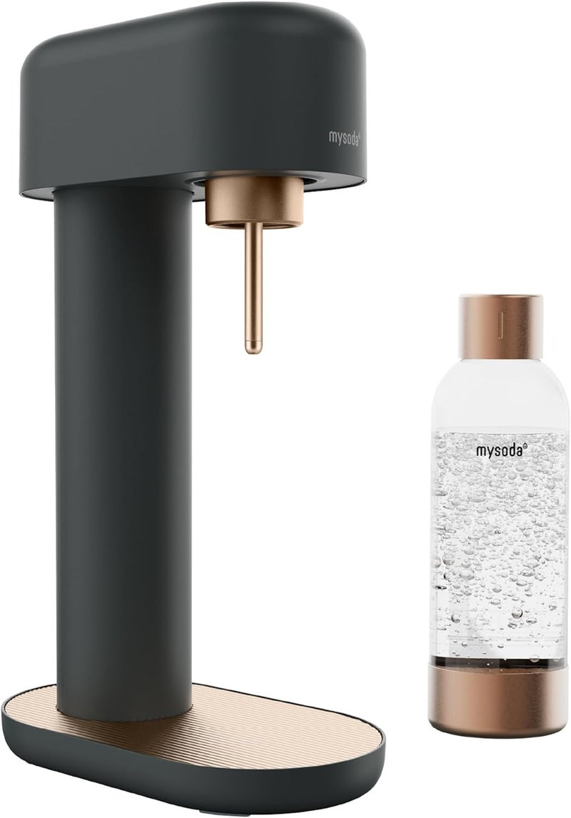 Mysoda Premium Carbonating Bottle 1L Copper - Compatible with and any brands - Quick-Lock Reusable Bottles - Lid and Base Made of Stainless Steel - BPA Free - Image 2