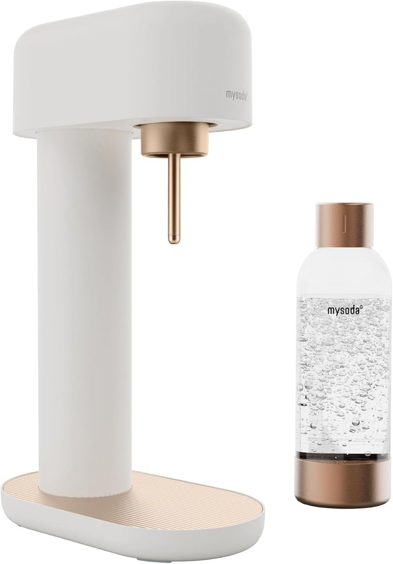 Mysoda Premium Carbonating Bottle 1L Copper - Compatible with and any brands - Quick-Lock Reusable Bottles - Lid and Base Made of Stainless Steel - BPA Free - Image 1