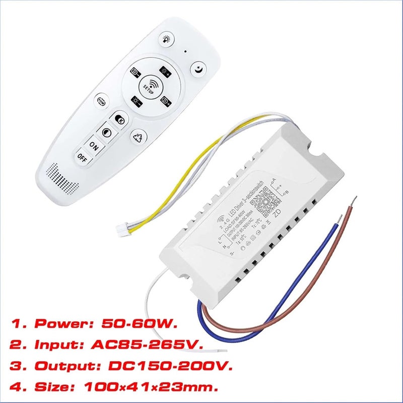 APP Control 2.4G Remote Dimmable LED Driver Transformer 50 120W AC85 265V For Color Lights 50 60W - Image 3
