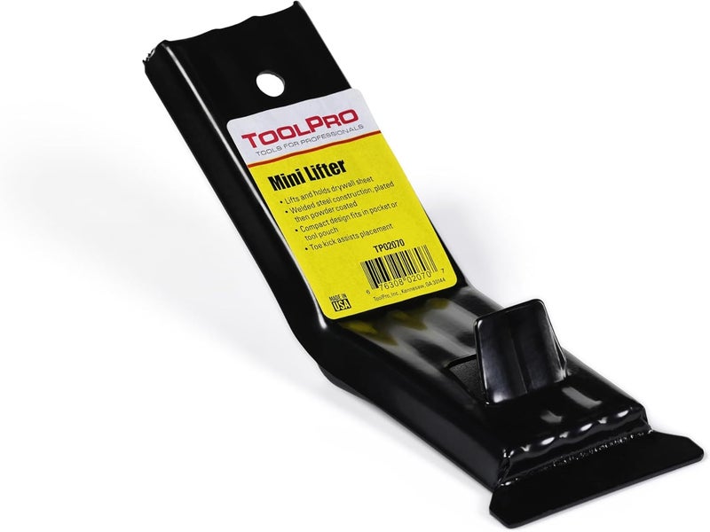 TOOLPRO Drywall Panel Lifter - Heavy Duty Lift and Positioning Tool for Drywall Installation, Fits Easily Into Pockets and Pouches (TP02070) - Image 1