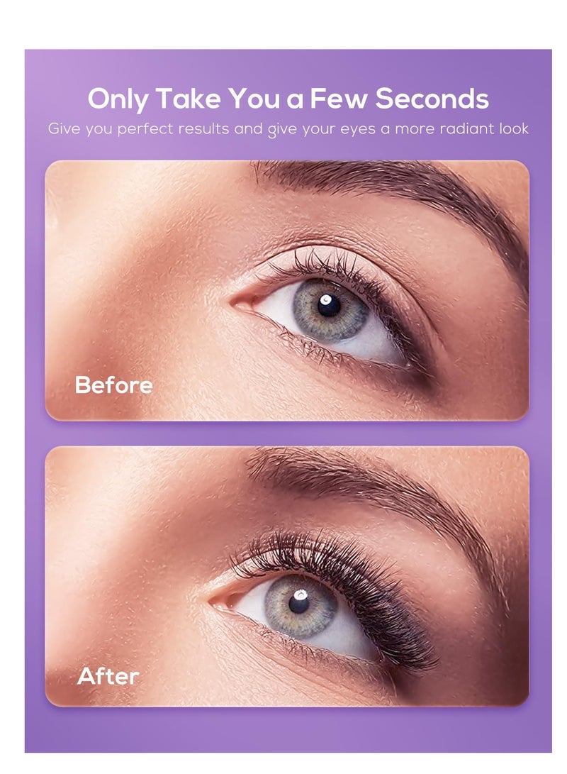 SYOSI Heated Lash Curler, 2023 New Version Electric Eyelash Curler, Rechargeable Professional 3 Heating Modes & Battery Life Display, for Women Stunning Lashes in Minutes, Heated Lash Curler Mini Portable - Image 3