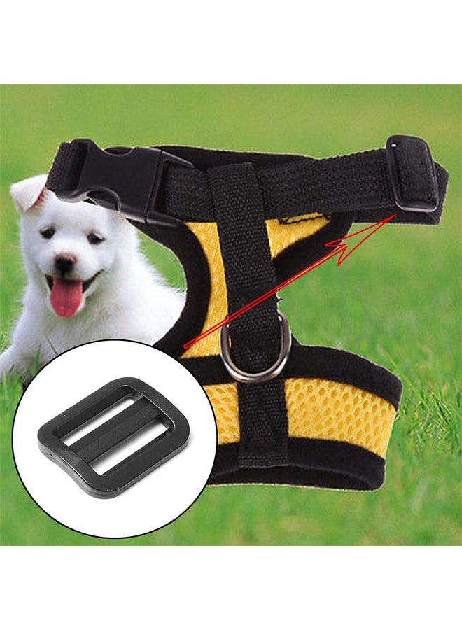 12 Pack Plastic Buckles for Straps Tri-Glide Slide, Plastic Slide Clip Heavy Duty Adjustable Webbing Tri-glides Slider Buckle for Backpack Straps Dog Collar Harness - Image 3