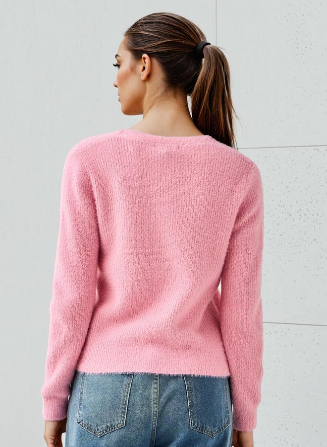 تواكستريمز كارديجان بأزرار مزين بفيونكة - Image 3