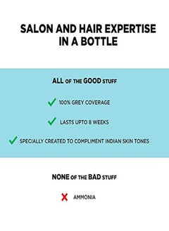 BBLUNT Salon Secret High Shine Creme Hair Colour, Natural Black 1, 100G With Shine Tonic, 8Ml, No Ammonia  - Image 4