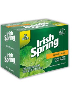 Irish Spring Irish Spring Original Scent Bar Soap 3.2 oz. Pack of 2  - Image 2