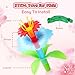 FUNZBO 99pcs Flower Garden Building Toys Set Spring Toys for 3 4 5 6 7 8 9 Years Old Girls STEM Montessori Educational Toys for Toddlers KidsSorting Stacking Toy for Birthday Gifts - Image 4