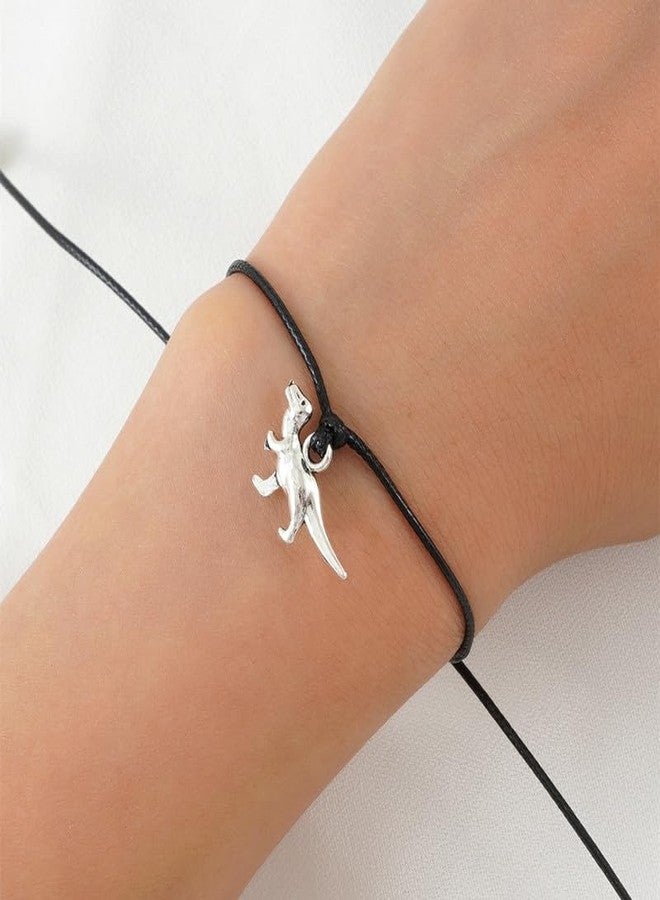 FORUBUS Friendship Bracelets for 3, Dinosaur Friendship Bracelets Set, Sibling Bracelet, 3 Friendship Bracelet, Dino Bracelets-3pcs - Image 5