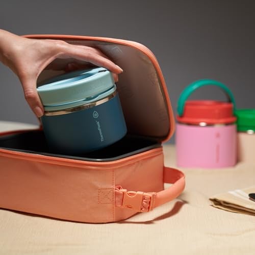 ThermoFlask Insulated Food Jar with Leakproof Lid (12 oz, Garden Party) - Stainless Steel Food Containers for Hot & Cold Meals, Lunch, Soup & Snacks - Image 4