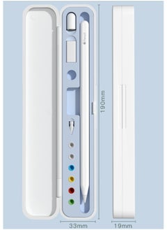 ShebSheb Carrying Case Compatible with Apple Pencil 2nd Generation and 1st Gen Pencil and Samsung Galaxy S-Pen Series, Pencil case Consists of Hard PC Shell and Soft Silicone Inner  - Image 3