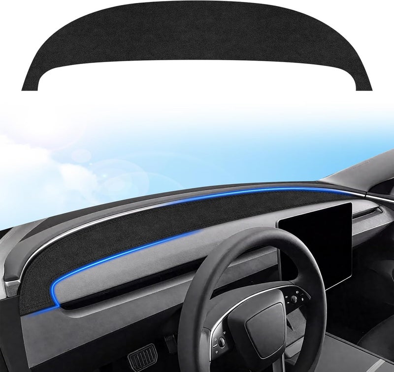 ماشا غطاء لوحة القيادة لطراز Tesla Model Y Juniper للأعوام 2025-2026، وسادة لوحة القيادة مصنوعة من القطن الخشن، متوافقة مع زينة لوحة القيادة الجديدة لطراز Tesla Model Y Juniper، وهي من الملحقات الداخلية للسيارات. - Image 1