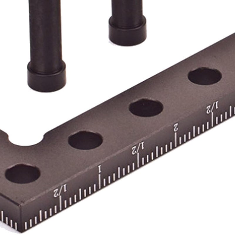 90 Degree Aluminum Alloy Woodworking Square Precision Measuring Tool with Center Finder - Image 4