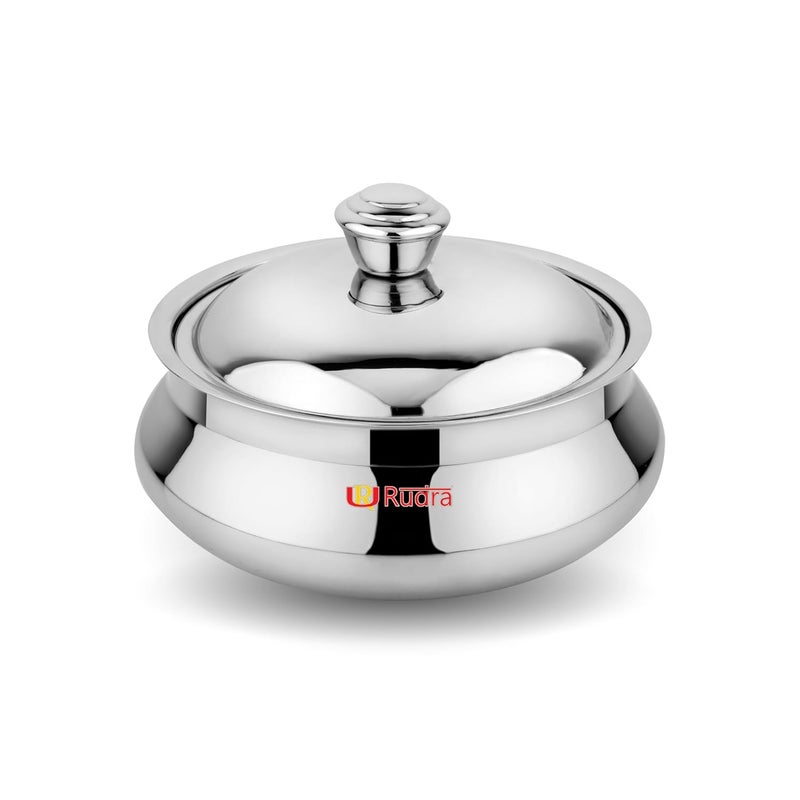 RUDRA Safari Double Walled Stainless Steel Casserole PU Insulated Hot Cold Hygiene OdourlessEasy to Carry 1 Litre - Image 1