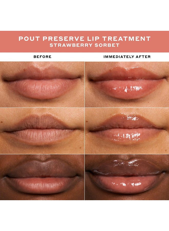 Olehenriksen علاج الشفاه بالببتيد بنكهة فراولة سوربيه - Image 3