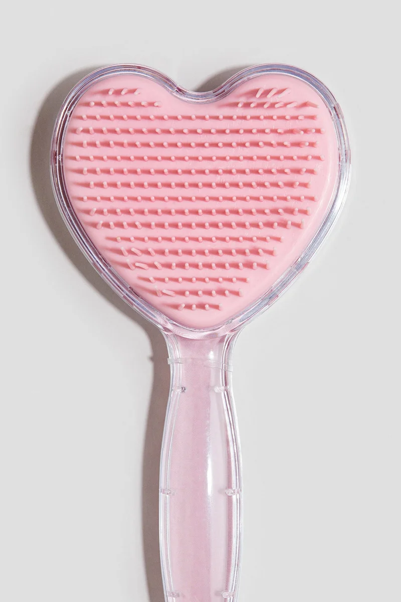 اتش اند ام فرشاة شعر بشكل قلب