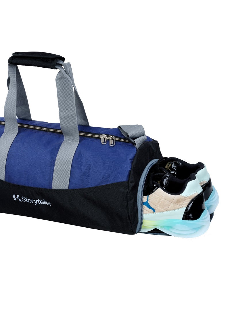 STORYTELLER Wildroy 28L Gym Bag With Shoe Compartment | Sports Duffle Bag for Men and Women - Image 5