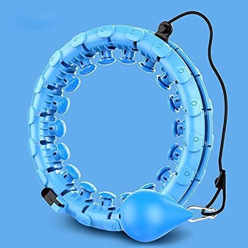 RAMPKD 24 Knots Weighted Holla Exercise Hoop Extra Large, Infinity Holla Fitness Hoop Plus Size, Smart Giant Holla Hoop for Adults Weight Loss (24 Knots -Multi) - Image 4