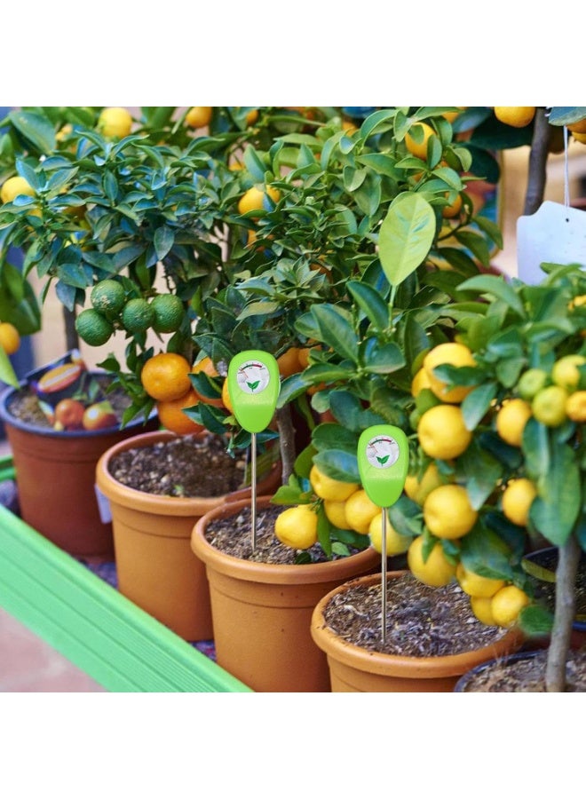 CMGTYYD. 2Pcs قياس رطوبة التربة ، أداة اختبار النباتات الحديقة ، أجهزة استشعار الرطوبة الجميلة ، مستشعر درجة الحموضة الصغيرة بدون بطارية للتربة ، لمزرعة العشب الداخلية والخارجية ، اختبار بسيط ودقيق للتربة (اختبار PH + اختبار الرطوبة) - Image 2