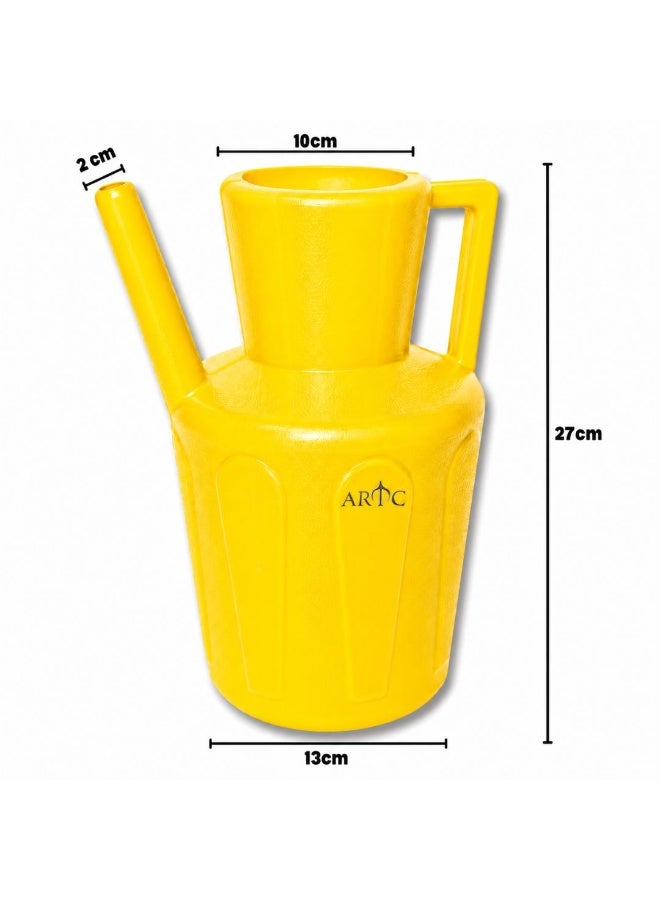 ARTC Assorted Color Single Ablution Plastic Lota And Ibrik And Washing Or Watering Jug  For Bathroom And Gardening 3L - Image 4