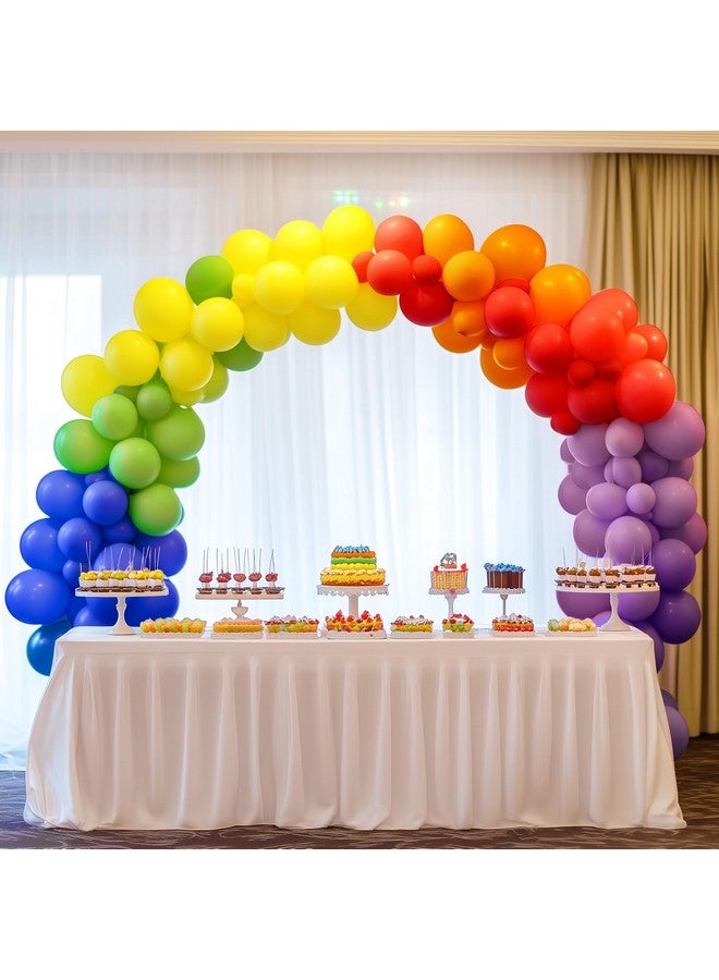 JOYIN 144 Pcs Rainbow Balloon Arch Kit, 6 Assorted Colors Balloons Arch Kit Different Sizes 18 12 10 5 Inch with Instruction for Birthday Party Baby Shower Wedding Party Decoration - Image 4